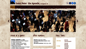 What Saintpetertheapostle.org website looked like in 2020 (4 years ago)