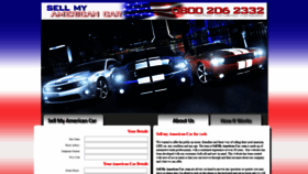 What Sellmyamericancar.com website looked like in 2020 (4 years ago)