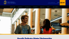 What Sdstate.edu website looked like in 2020 (4 years ago)