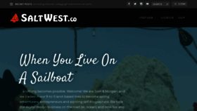 What Saltwest.co website looked like in 2020 (4 years ago)