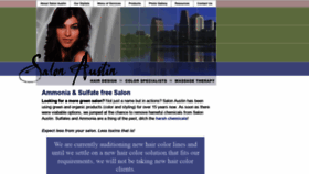 What Salonaustin.com website looked like in 2020 (4 years ago)