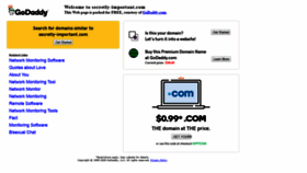 What Secretly-important.com website looked like in 2020 (4 years ago)