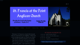 What Stfrancisatthepoint.org website looked like in 2020 (4 years ago)