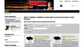 What Seekthermalmalaysia.com website looked like in 2020 (4 years ago)