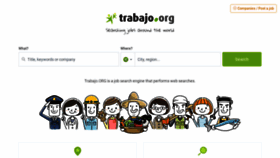 What Sa.trabajo.org website looked like in 2020 (4 years ago)