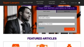 What Superlawyers.com website looked like in 2020 (4 years ago)