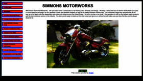What Simmonsmotorworks.com website looked like in 2020 (4 years ago)