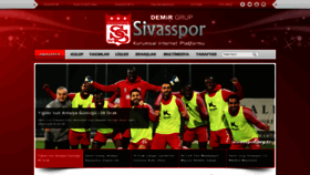 What Sivasspor.org.tr website looked like in 2020 (4 years ago)