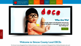 What Simcoedeces.com website looked like in 2020 (4 years ago)