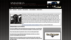 What Spadaforaautoparts.com website looked like in 2020 (4 years ago)
