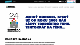 What Samoska-kongres.cz website looked like in 2020 (4 years ago)