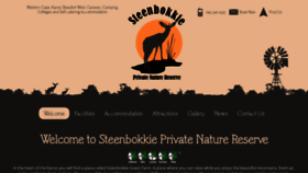 What Steenbokkie.co.za website looked like in 2020 (4 years ago)