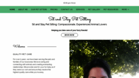 What Sitandstaypetsitting.com website looked like in 2020 (4 years ago)