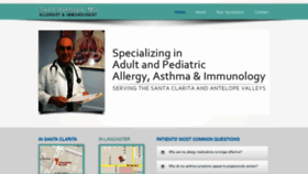 What Scvallergy.com website looked like in 2020 (4 years ago)