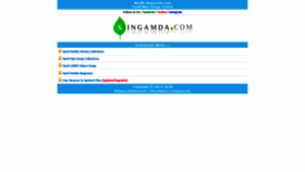 What Singamda.xyz website looked like in 2020 (4 years ago)