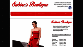 What Sabinesboutique.net website looked like in 2020 (4 years ago)