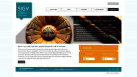 What Sigv-vereniging.nl website looked like in 2020 (4 years ago)