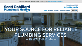 What Sr-plumbing.com website looked like in 2020 (4 years ago)