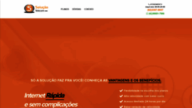 What Solucaotelecomunicacoes.com.br website looked like in 2020 (4 years ago)