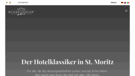 What Schweizerhofstmoritz.ch website looked like in 2020 (4 years ago)