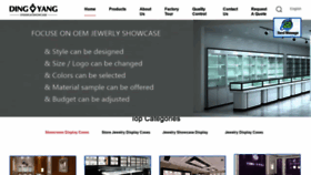 What Showroomdisplaycases.com website looked like in 2020 (4 years ago)