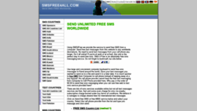 What Smsfree4all.com website looked like in 2020 (4 years ago)