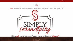 What Simplyserendipitycentral.com website looked like in 2020 (4 years ago)