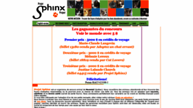 What Sphinxprojet.com website looked like in 2020 (4 years ago)