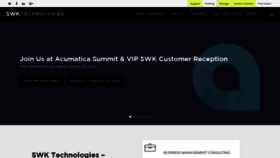 What Swktech.com website looked like in 2020 (4 years ago)