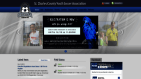 What Sccysa.org website looked like in 2020 (4 years ago)