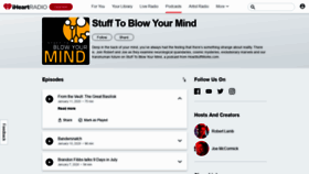What Stufftoblowyourmind.com website looked like in 2020 (4 years ago)