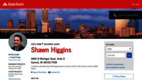 What Shawnrhiggins.com website looked like in 2020 (4 years ago)