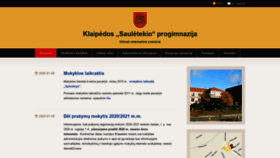 What Sauletekiskl.lt website looked like in 2020 (4 years ago)