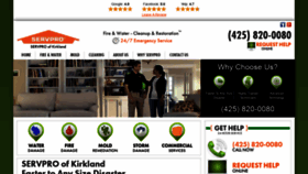 What Servprokirkland.com website looked like in 2020 (4 years ago)