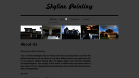 What Skylinepainting.biz website looked like in 2020 (4 years ago)