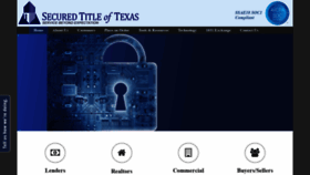 What Securedtitletx.com website looked like in 2020 (4 years ago)