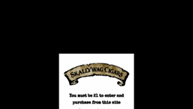 What Skallywagcigars.com website looked like in 2020 (4 years ago)