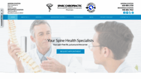 What Sparcchiropractic.com website looked like in 2020 (4 years ago)