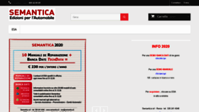 What Semantica.it website looked like in 2020 (4 years ago)
