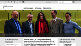 What Stud.h-da.de website looked like in 2020 (4 years ago)