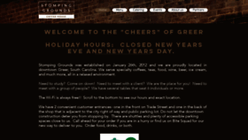 What Stompinggroundsgreer.com website looked like in 2020 (4 years ago)