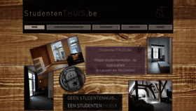 What Studententhuis.be website looked like in 2020 (4 years ago)