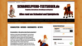 What Schaukelpferd-testsieger.de website looked like in 2020 (4 years ago)