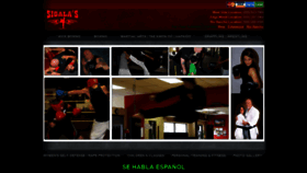 What Sigalasmartialarts.com website looked like in 2020 (4 years ago)
