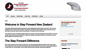What Stepforward.nz website looked like in 2020 (4 years ago)