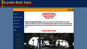 What Scandiaboatsales.com website looked like in 2020 (4 years ago)