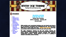 What Sitstaydog.com website looked like in 2020 (4 years ago)