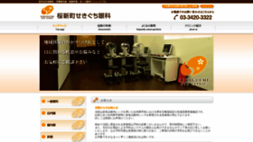 What Sekiguchi-eye.com website looked like in 2020 (4 years ago)