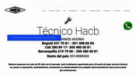 What Serviciotecnicohaceb.net website looked like in 2020 (4 years ago)