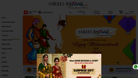 What Sareesbazaar.com website looked like in 2020 (4 years ago)